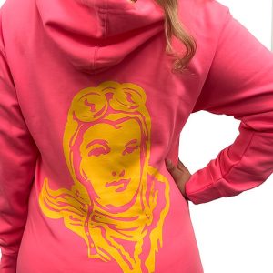 EST93AD2 I Hot for Summer Hoodie I Flamingo / Flame